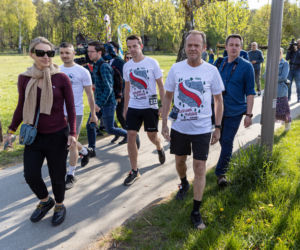 Donald Tusk biegnie na cześć Konstytucji 3 maja