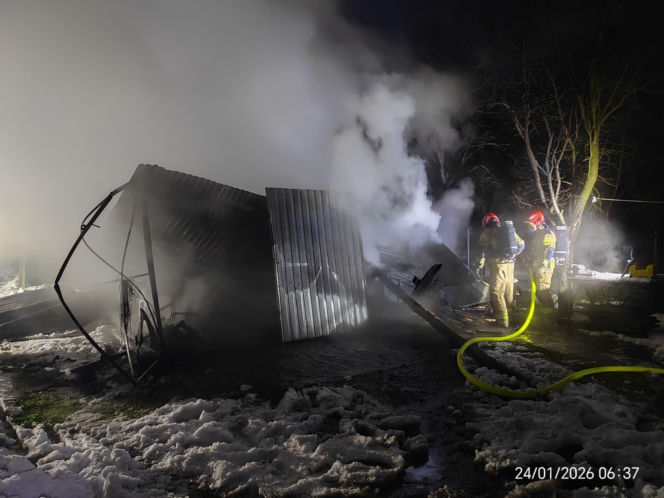 Pożar w Wielkiej Wsi