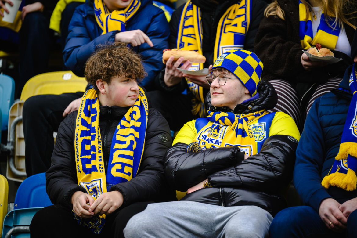 Arka Gdynia - GKS Katowice: Zdjęcia kibiców z meczu 22. kolejki PKO BP Ekstraklasy