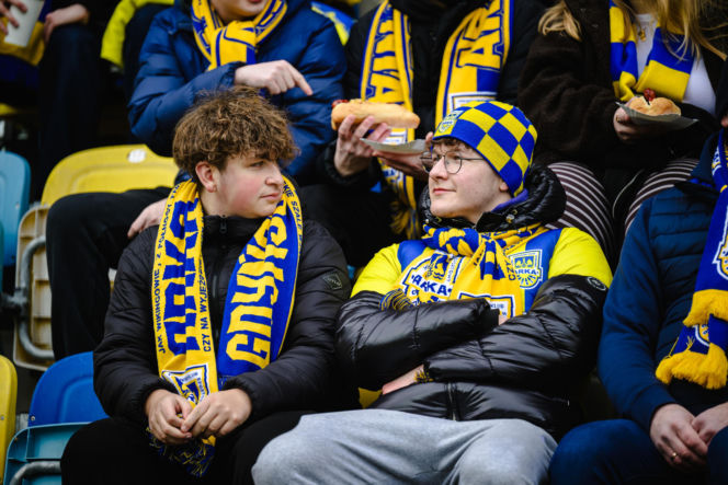 Arka Gdynia - GKS Katowice: Zdjęcia kibiców z meczu 22. kolejki PKO BP Ekstraklasy