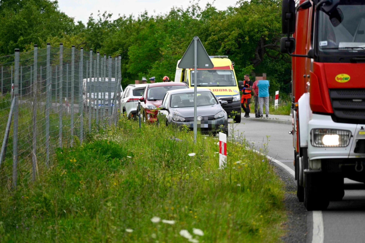 Wypadek nastolatków na hulajnodze