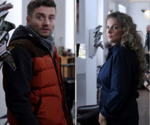 Przyjaciółki 5 sezon odc. 57. Patrycja (Joanna Liszowska), Michał (Marcin Rogacewicz)