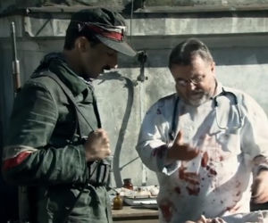 Czas honoru Powstanie odc. 10. Lekarz (Edward Miszczak), Romek (Piotr Żurawski)
