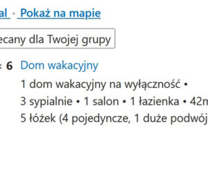 Domki letniskowe