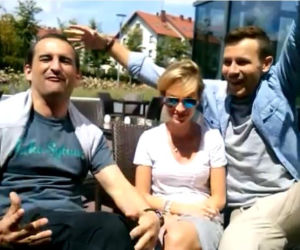 Pierwsza miłość. Misiek Koterski, Urszula Dębska, Mateusz Banasiuk