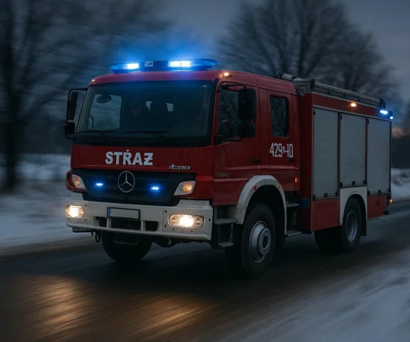 Pożar w bloku w powiecie piskim. Tragiczny finał