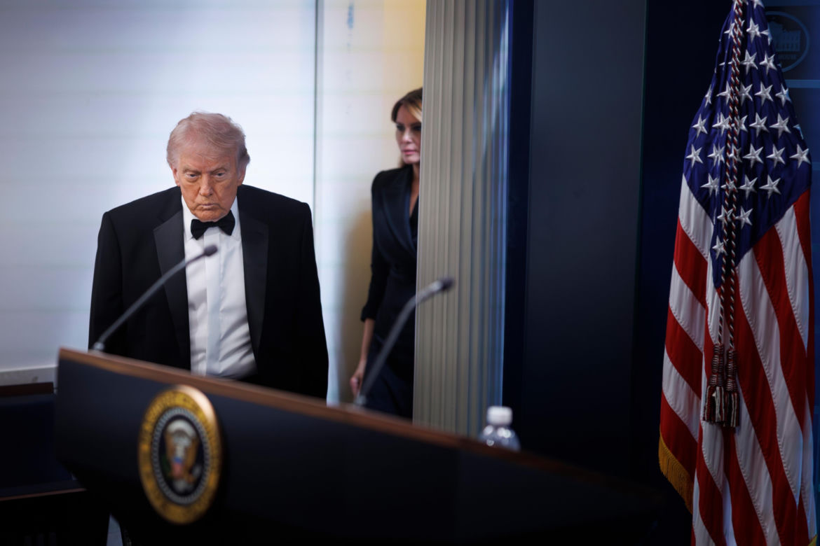 Strzały na kolacji z udziałem Donalda Trumpa