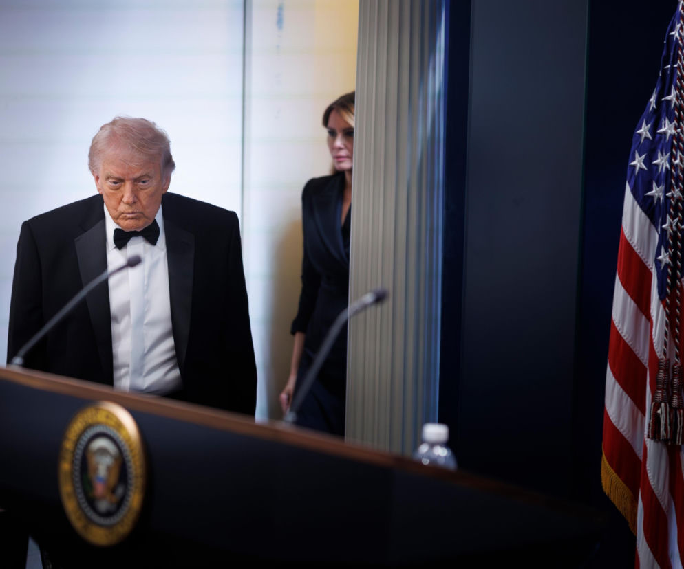 Strzały na kolacji z udziałem Donalda Trumpa