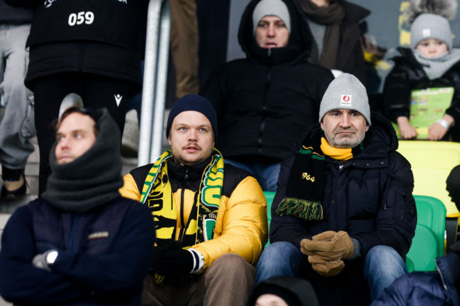 GKS Katowice - Pogoń Szczecin, zdjęcia kibiców i zawodników z meczu 17. kolejki PKO BP Ekstraklasy