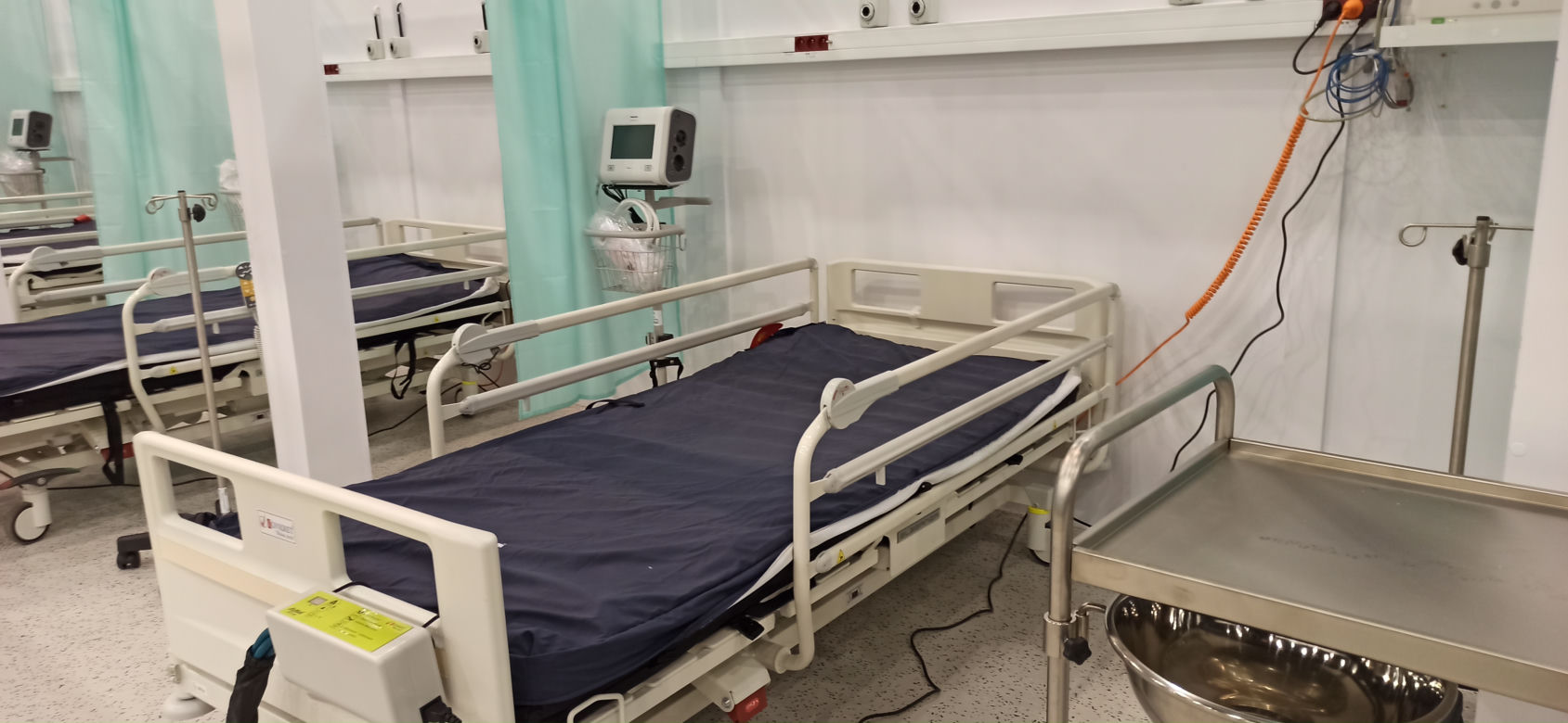 Szpital tymczasowy w MCK prawie gotowy