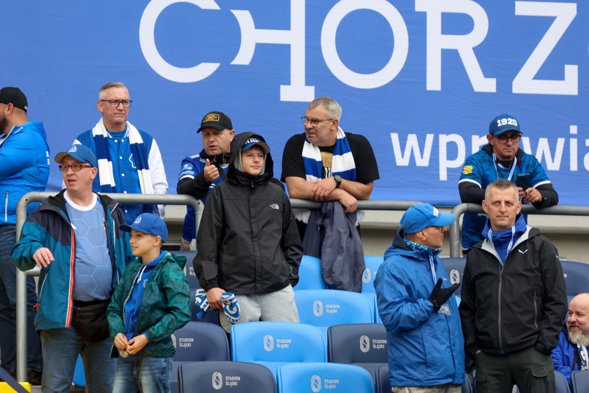 Kibice na meczu Ruch Chorzów - ŁKS