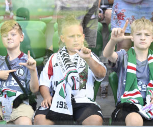 Legia Warszawa - Zagłębie Lubin: Zdjęcia kibiców