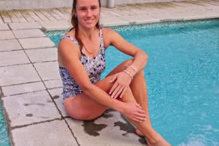 Tenisistka Katarzyna Kawa