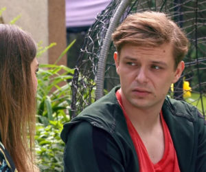 Barwy szczęścia odc. 2133. Klara (Olga Jankowska), Hubert (Marek Molak)