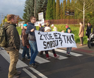 Wielki protest w Skawinie