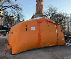 Punkt jest otwarty dla wszystkich, którzy w trudnych warunkach pogodowych potrzebują wsparcia