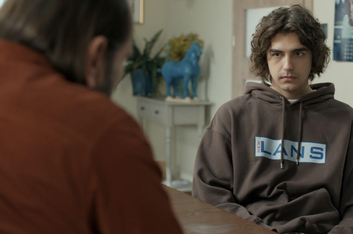 Barwy szczęścia, odcinek 3255. Borys (Jakub Wieczorek), Romeo (Jacek Tyszkiewicz)