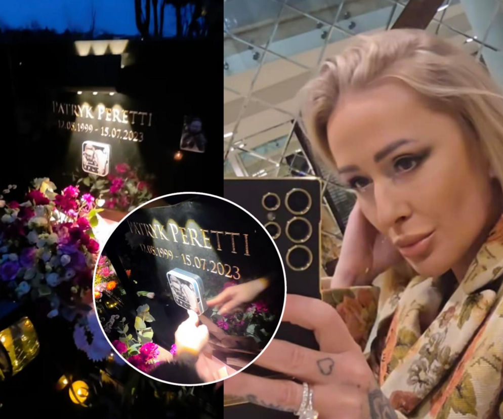 Sylwia Peretti zamknięta nocą na cmentarzu! Przyszła w imieniny syna
