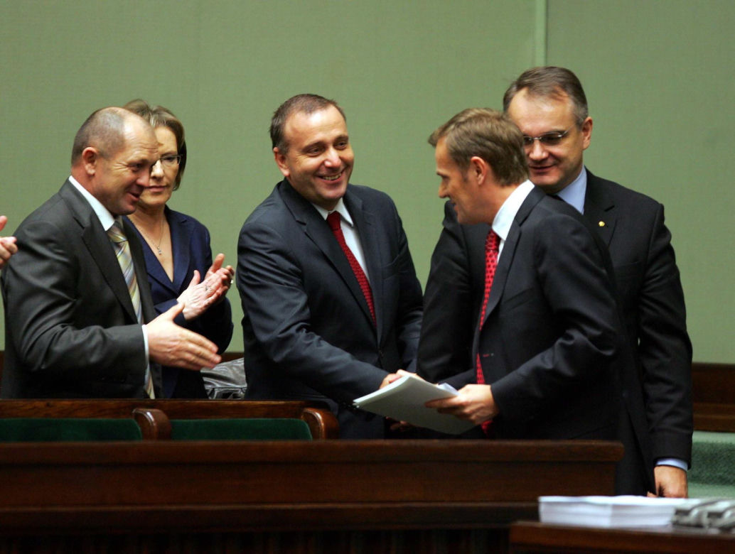 Donald Tusk expose w 2007 roku
