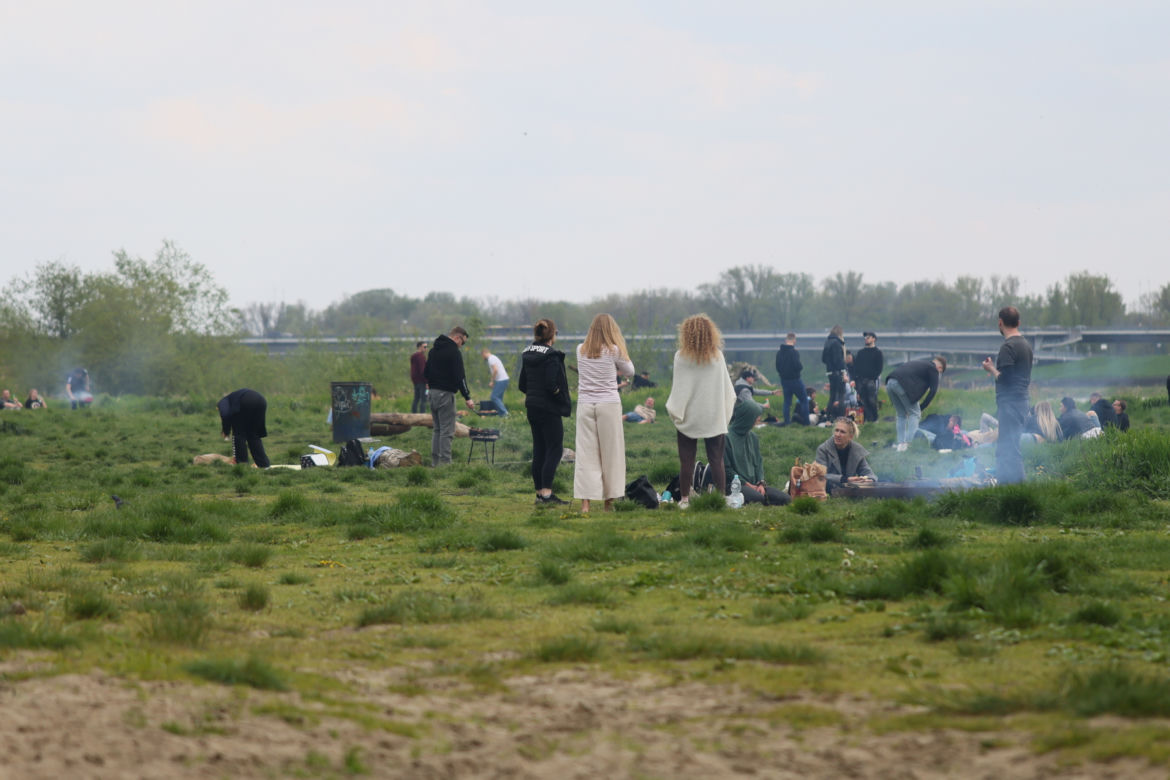 Majówka 2023 na plaży nad Wisłą