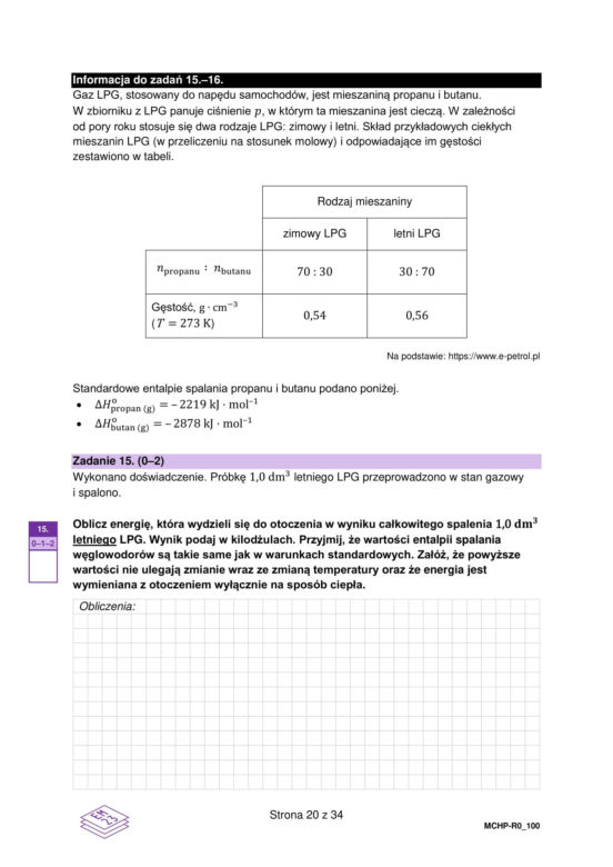 Matura 2025 chemia rozszerzona - arkusz CKE 16.05.2025 - Formuła 2023