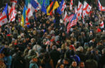 Protesty w Tbilisi