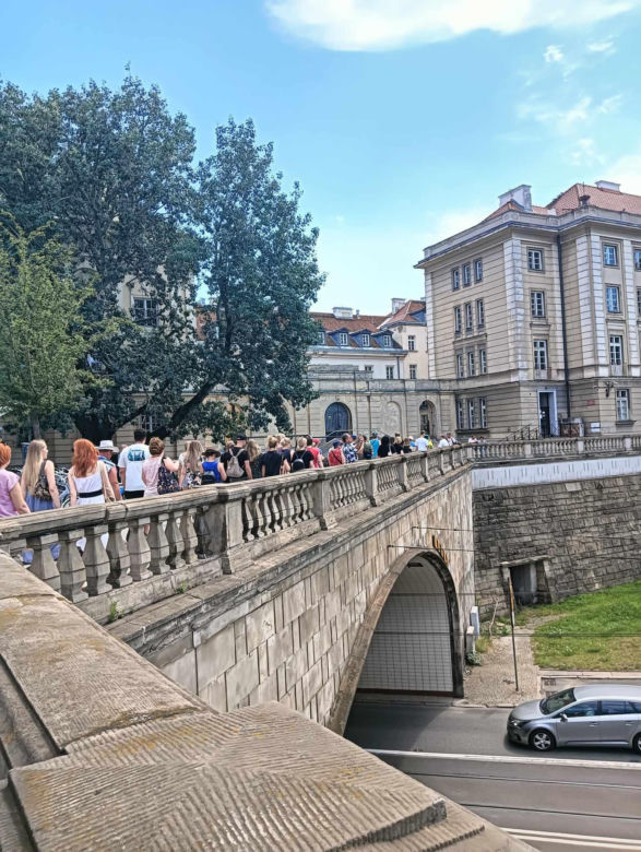 Kawowy ślad w centrum Warszawy