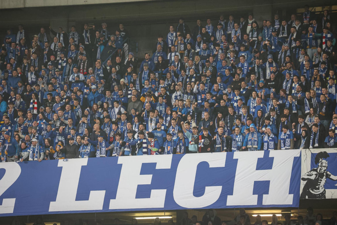 Lech Poznań - Pogoń Szczecin. Zdjęcia kibiców na meczu Fortuna Pucharu Polski