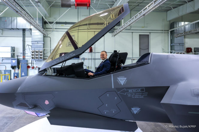 Nawrocki w zakładach Lockheed Martin