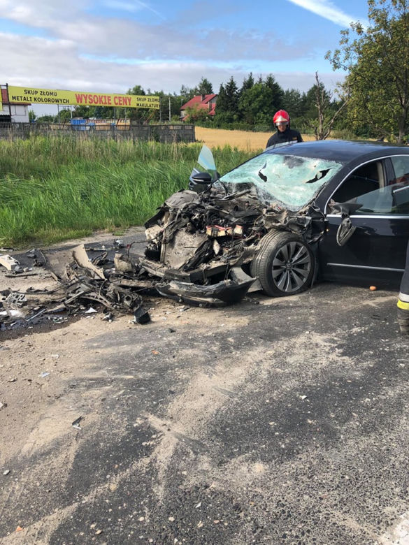 Wypadek na trasie Poznań - Gniezno