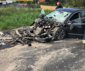 Wypadek na trasie Poznań - Gniezno