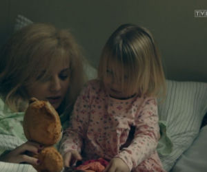 Stulecie Winnych 3 sezon odc. 33. Kasia (Weronika Humaj), jej córka Małgosia (Paulina Kinsner)
