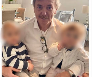 Zbigniew Boniek z wnuczętami