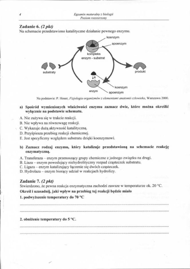 MATURA 2012 BIOLOGIA poziom ROZSZERZONY 14.05.2012 - ARKUSZE, ZADANIA, PYTANIA, ODPOWIEDZI