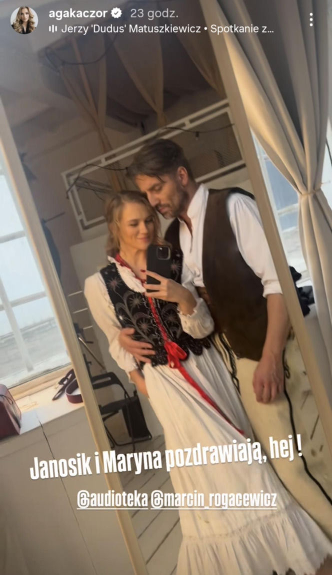 Marcin Rogacewicz i Agnieszka Kaczorowska