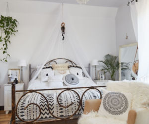 Sypialnia boho