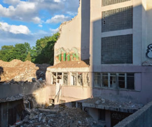 Rozbiórka Domu Marynarza - lipiec 2020