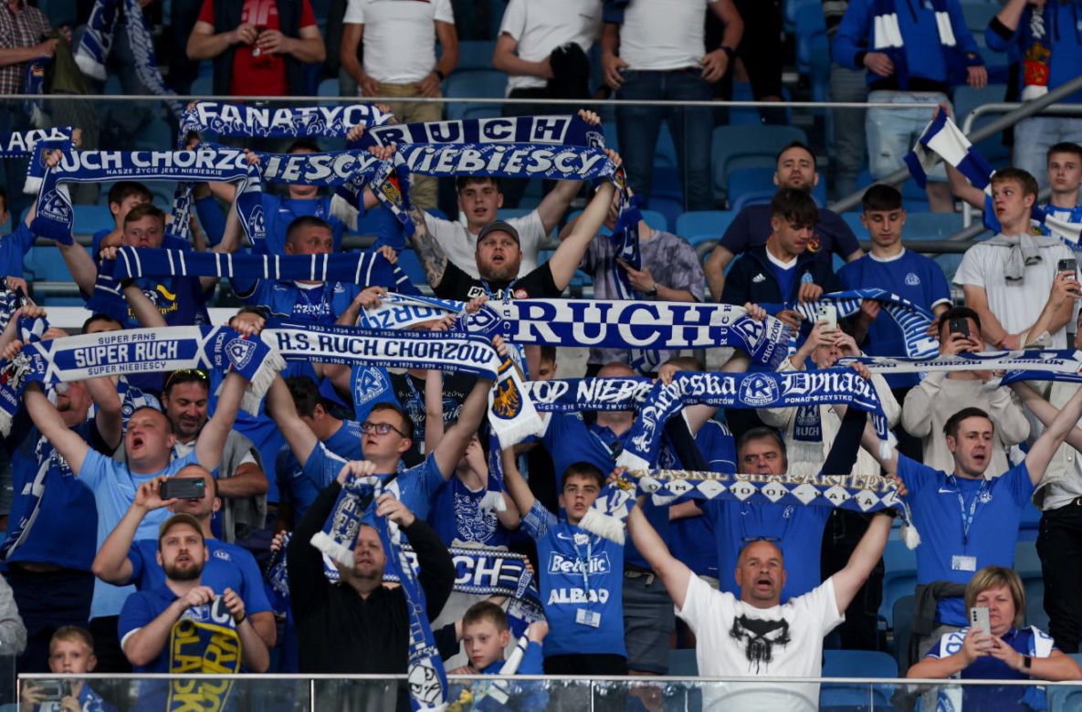 Ruch Chorzów kontra Lech Poznań na Stadionie Śląskim w Chorzowie