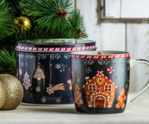 Naczynia z motywem świąteczym