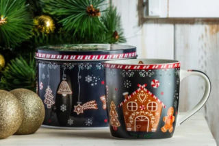 Naczynia z motywem świąteczym