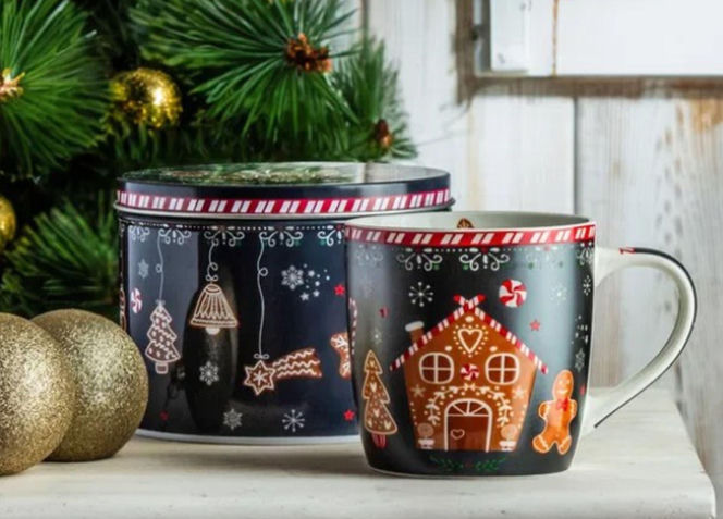 Naczynia z motywem świąteczym