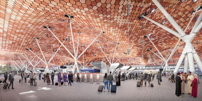 Port Lotniczy Mohameda V w Casablance - wizualizacje nowego terminala