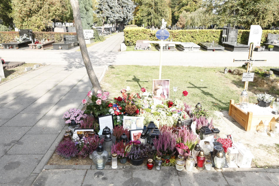 Tak wygląda grób Joanny Kołaczkowskiej