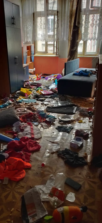 W takim mieszkaniu przebywał sześcioletni chłopiec z Bytomia