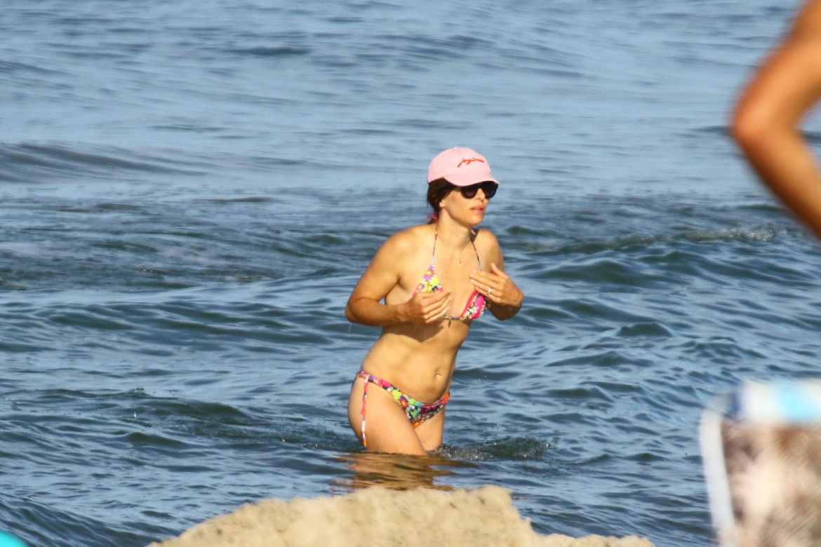 Anna Czartoryska-Niemczycka na plaży