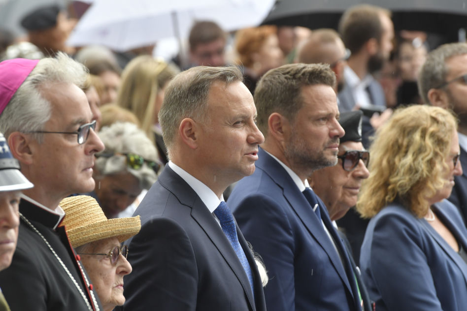  Andrzej Duda i Rafał Trzaskowski dziękują powstańcom