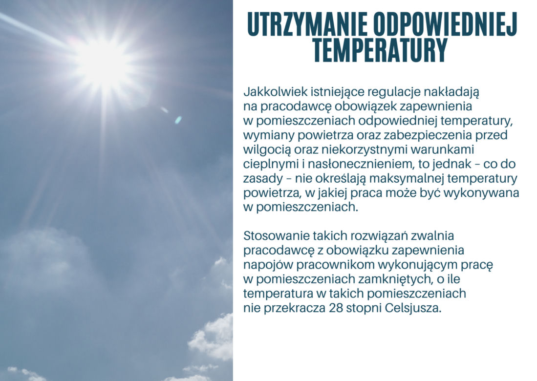 Praca w upale. Co musi zapewnić pracodawca? Jakie przywileje ma pracownik?