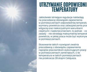 Praca w upale. Co musi zapewnić pracodawca? Jakie przywileje ma pracownik?
