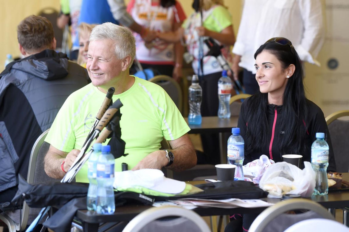 Apoloniusz Tajner i Izabela Podolec w 2015 roku