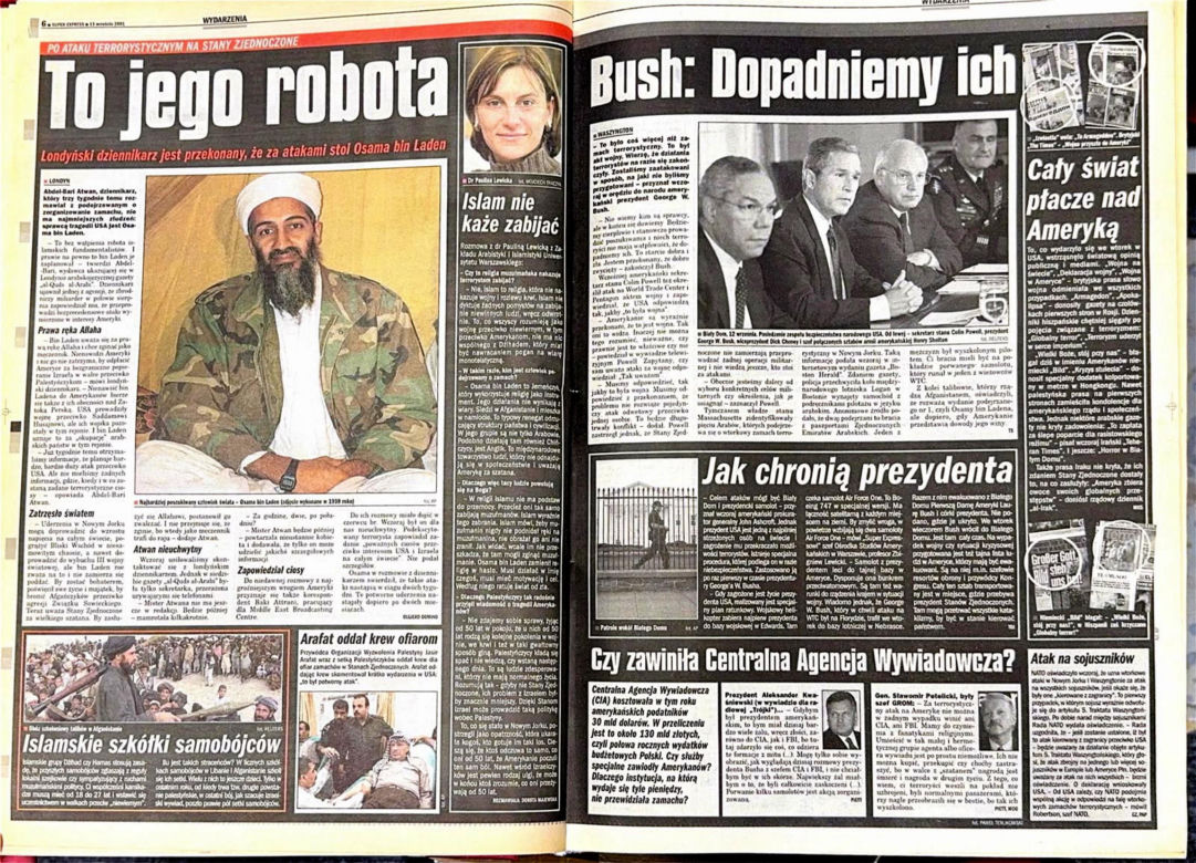 Atak na WTC. Tak opisywaliśmy go 25 lat temu